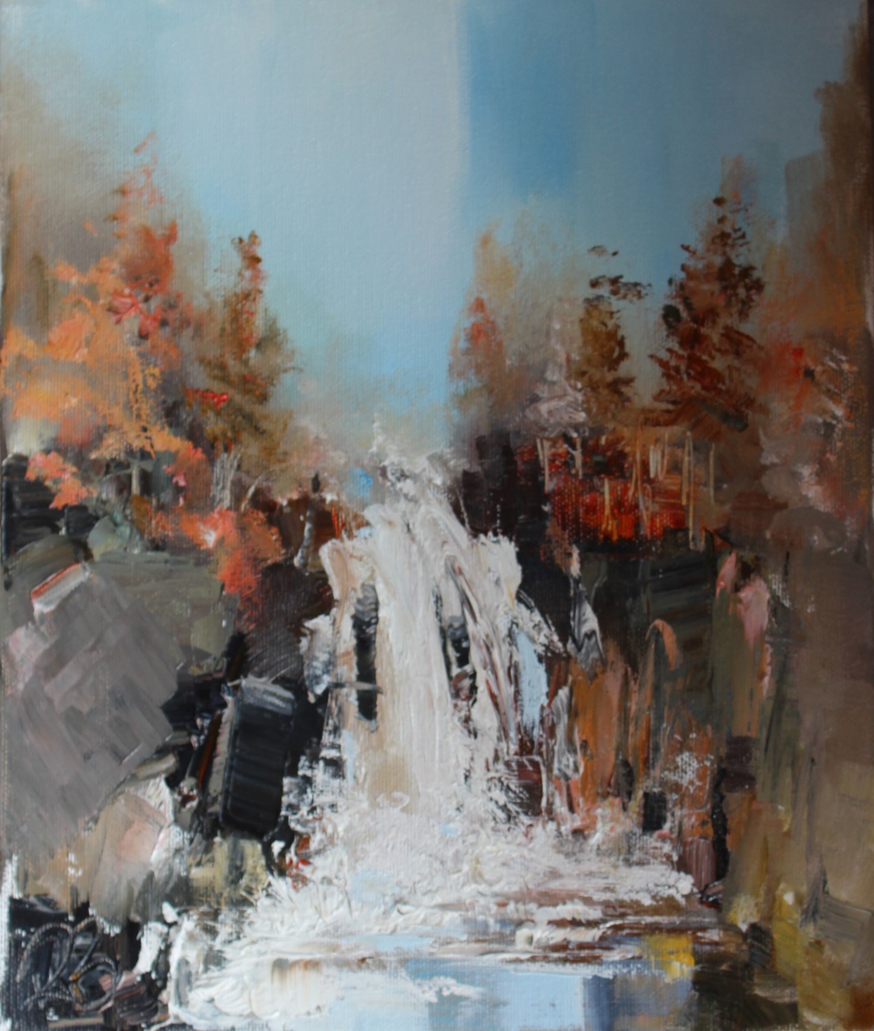 'Finding the hidden falls ' by artist Rosanne Barr